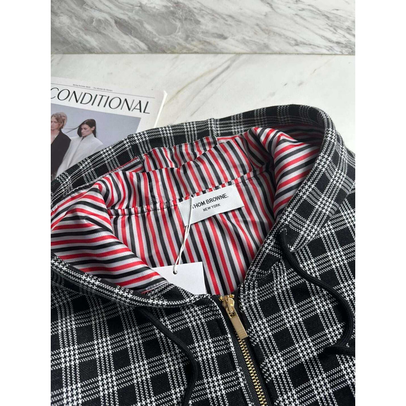 Thom Browne Hoodie And Pants Black