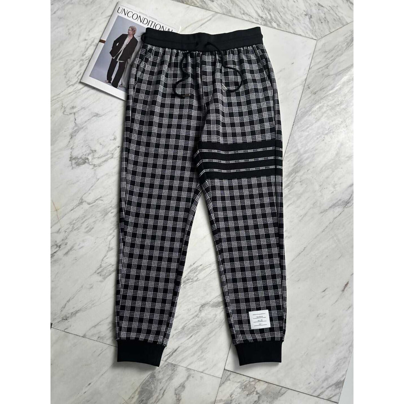 Thom Browne Hoodie And Pants Black