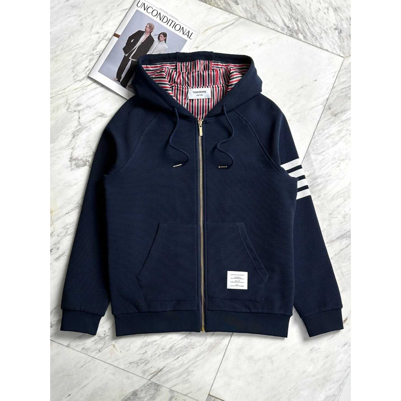 Thom Browne Track Jacket And Pants Blue