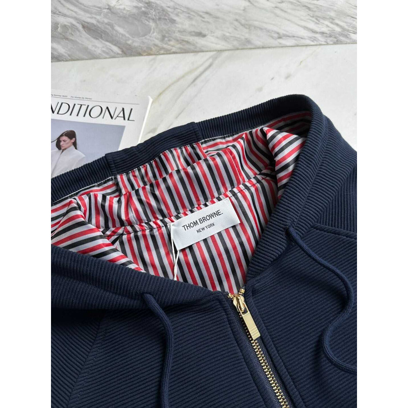 Thom Browne Track Jacket And Pants Blue