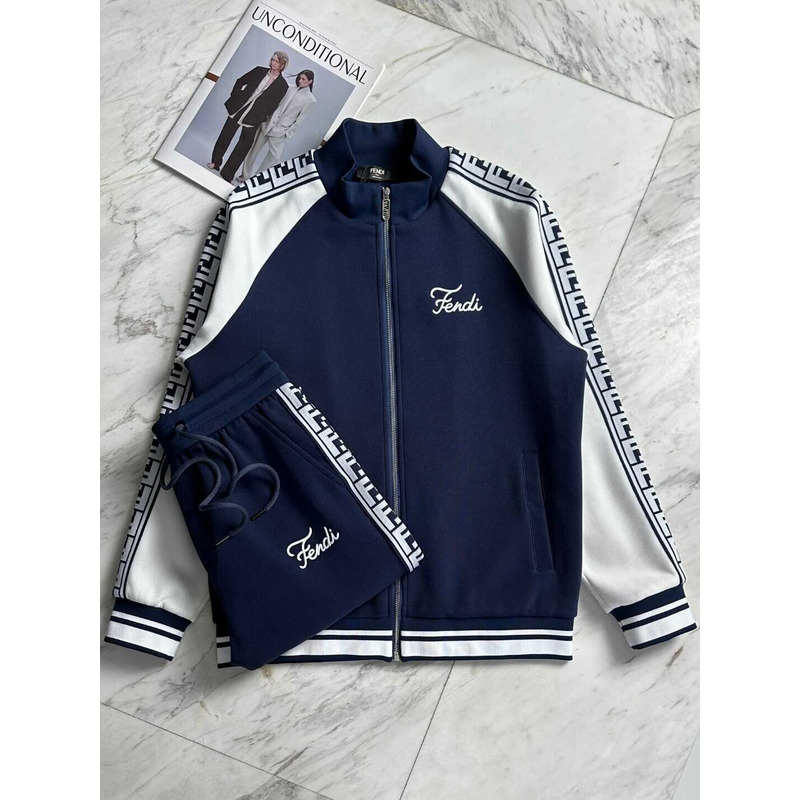 F**di track jacket and pants blue