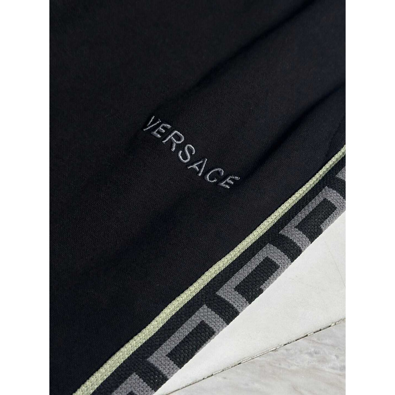 Versace Track Jacket And Pants Black