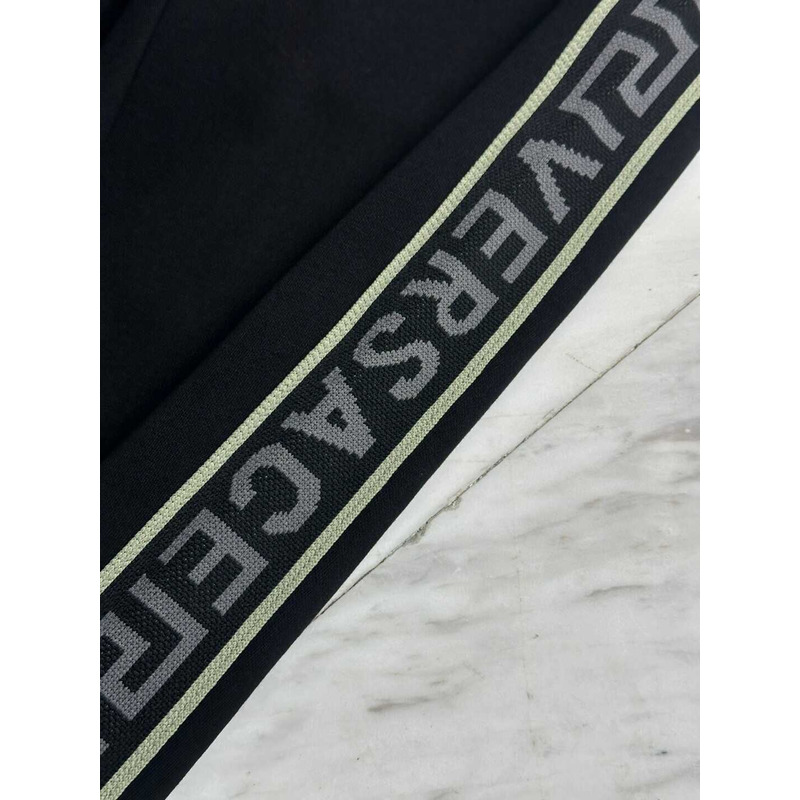 Versace Track Jacket And Pants Black