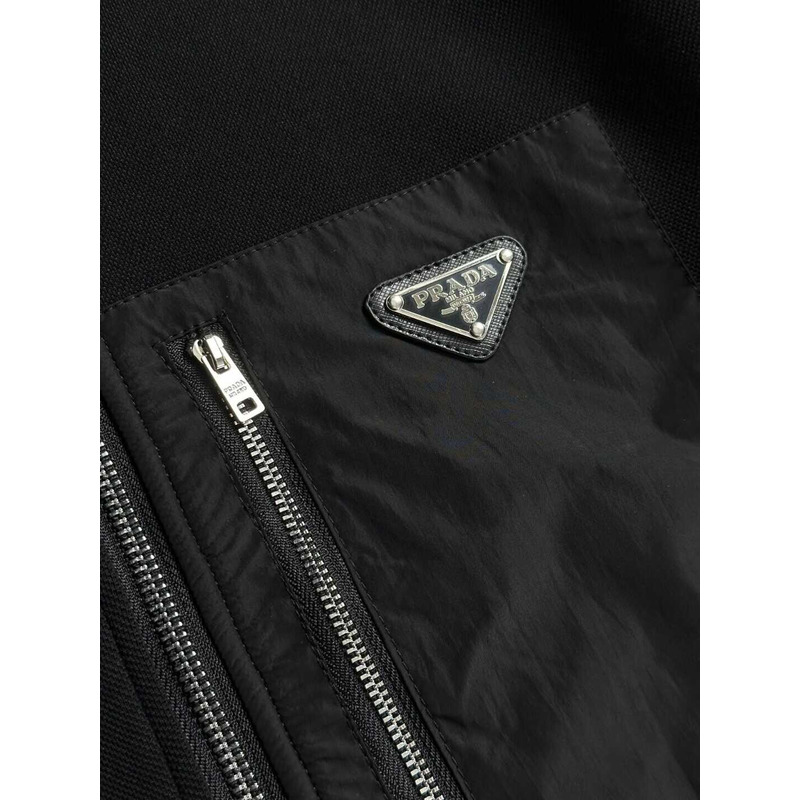 Pra*a track jacket and pants black