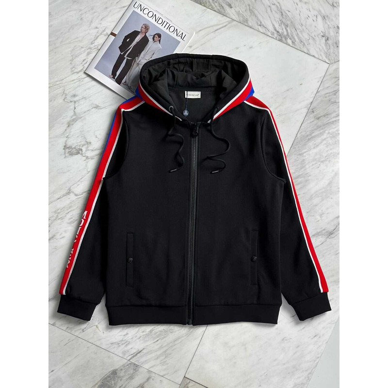 Moncler Hoodie And Pants Black