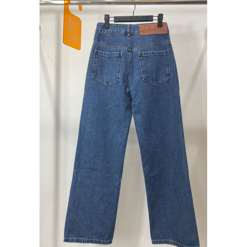 Loewe Logo Jeans Blue