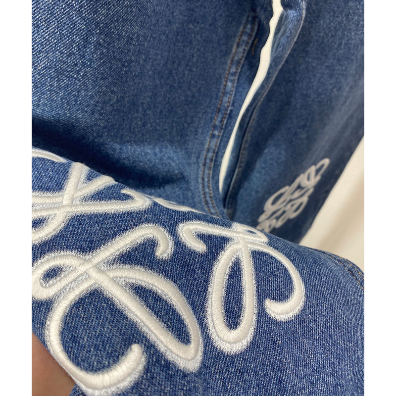 Loewe Logo Jeans Blue