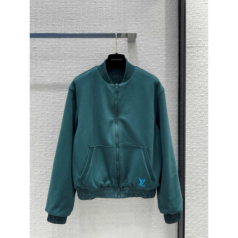 l**is V*t*n zip jacket green