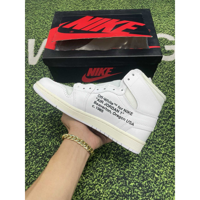 Air Jordan 1 x Off-White Retro High Top Sneaker White