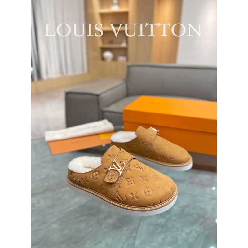 l**is V*t*n lv cosy flat comfort clog caramel