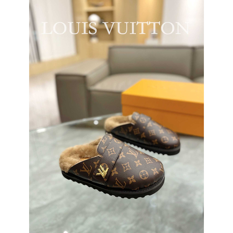 l**is V*t*n lv cosy flat comfort clog brown