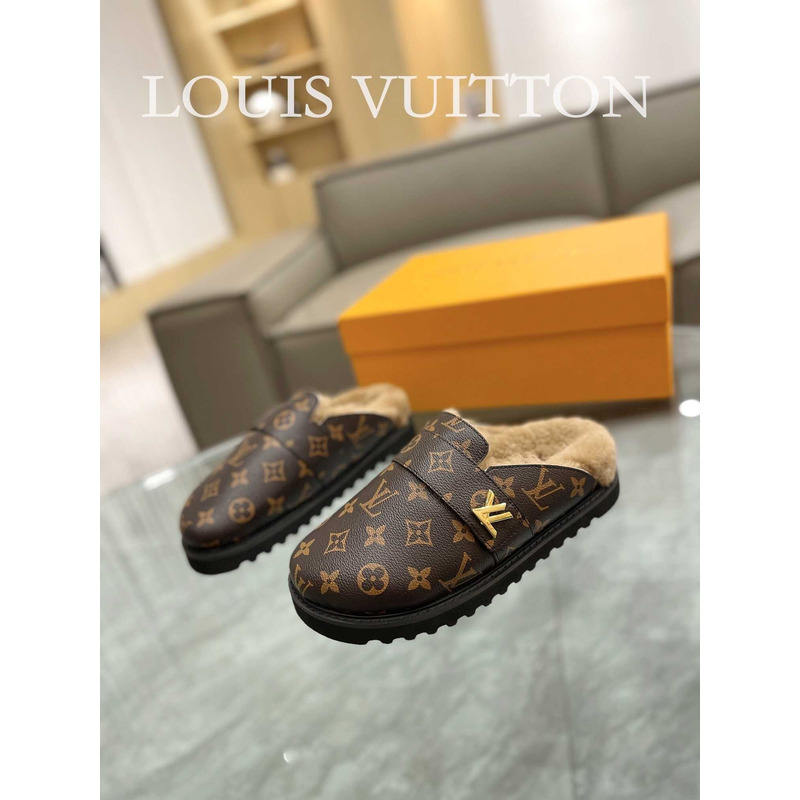 l**is V*t*n lv cosy flat comfort clog brown