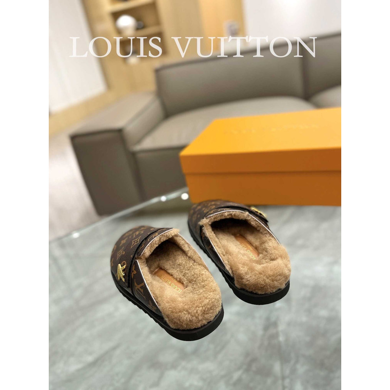 l**is V*t*n lv cosy flat comfort clog brown