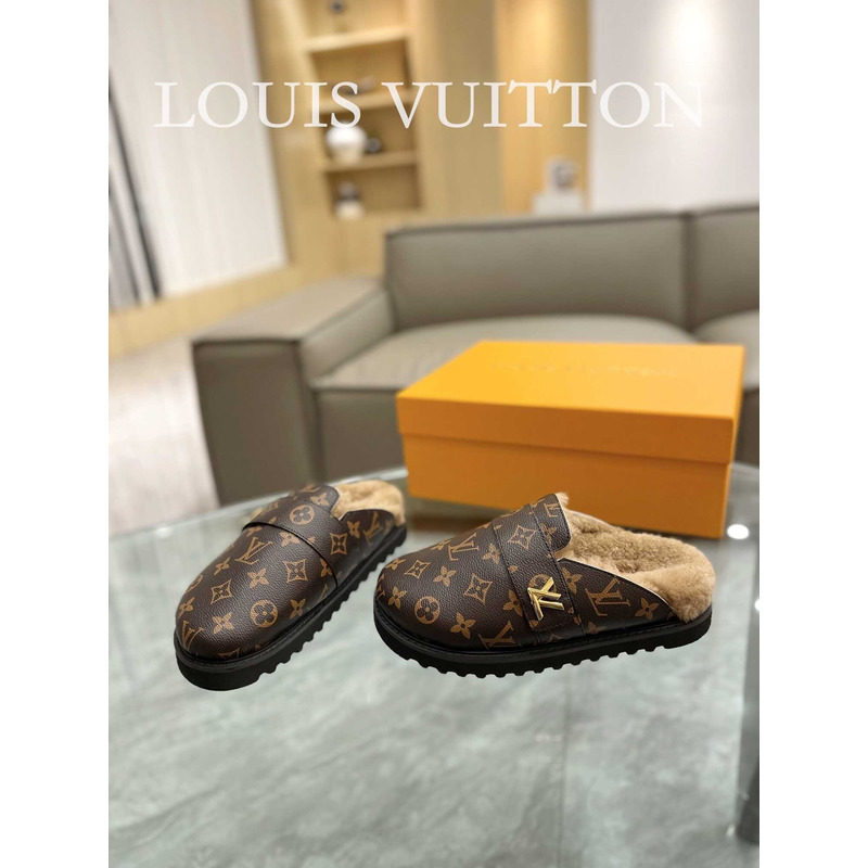 l**is V*t*n lv cosy flat comfort clog brown