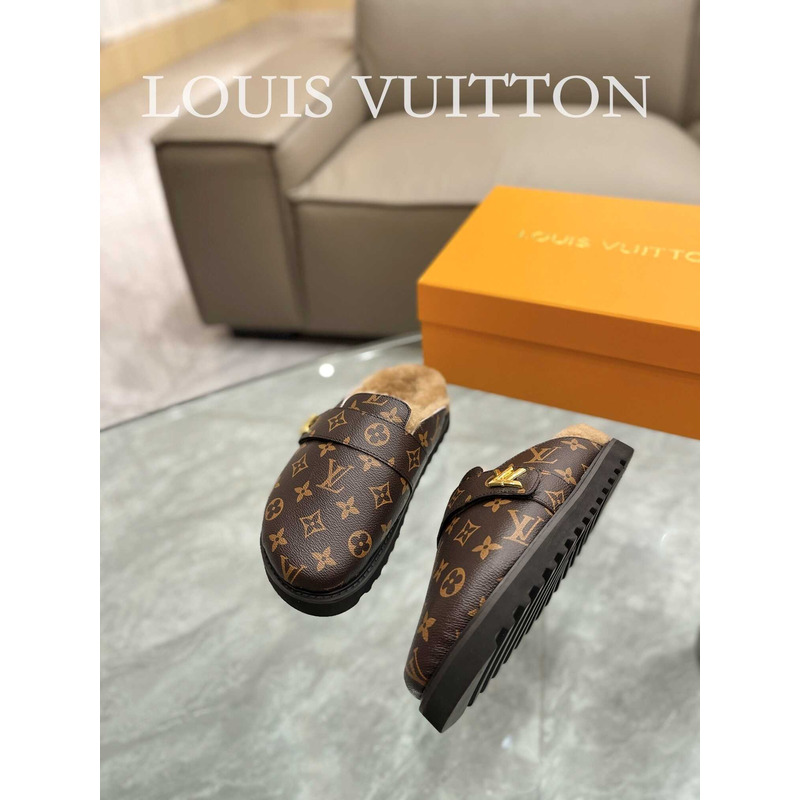 l**is V*t*n lv cosy flat comfort clog brown