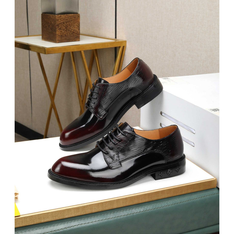 l**is V*t*n patent calf leather derby black