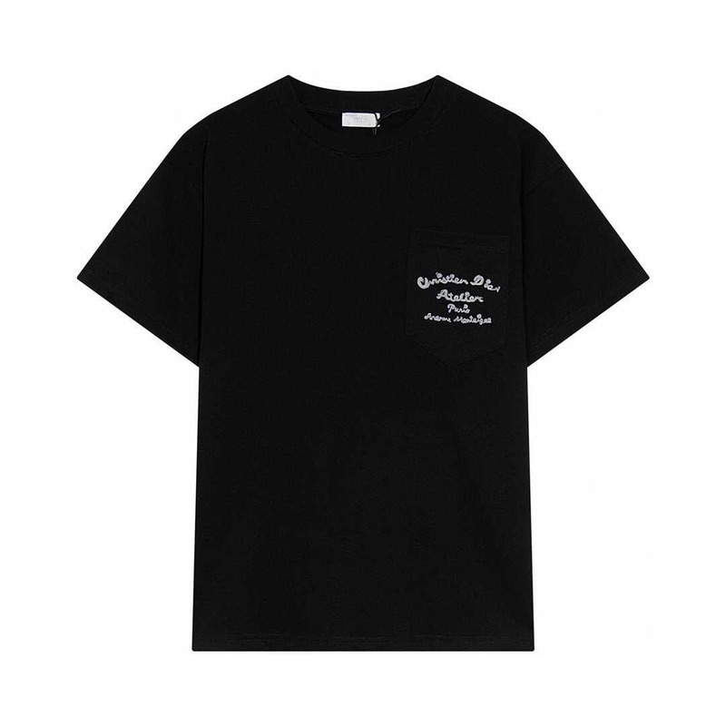 ch**an D*or atelier t-shirt relaxed fit black