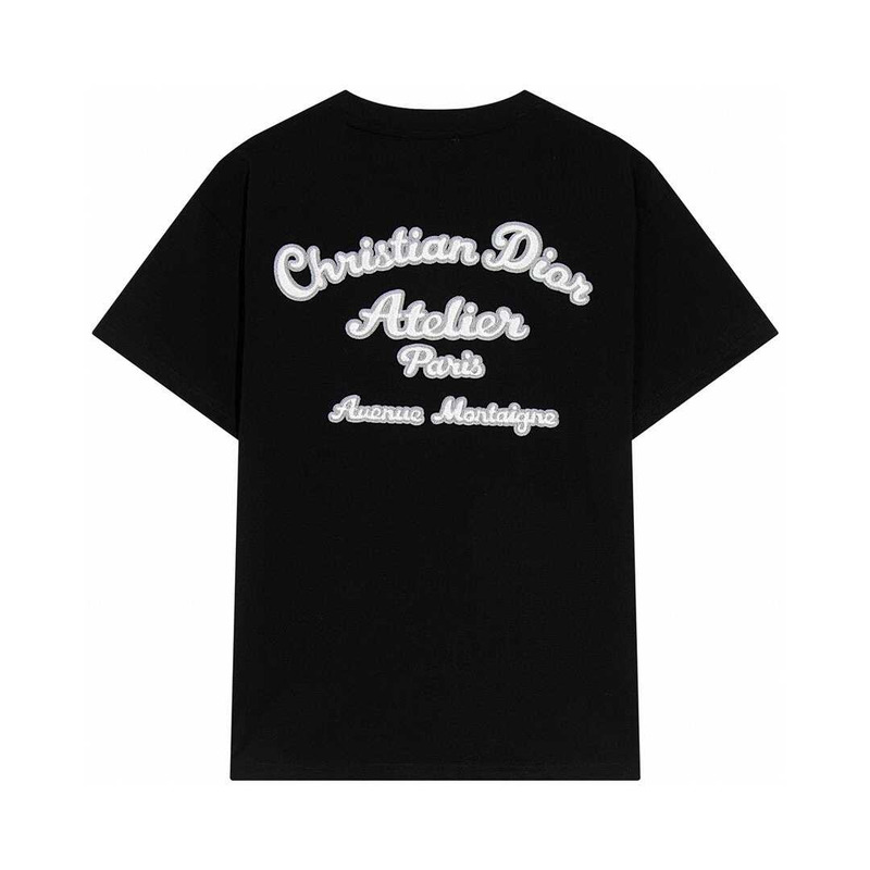 ch**an D*or atelier t-shirt relaxed fit black