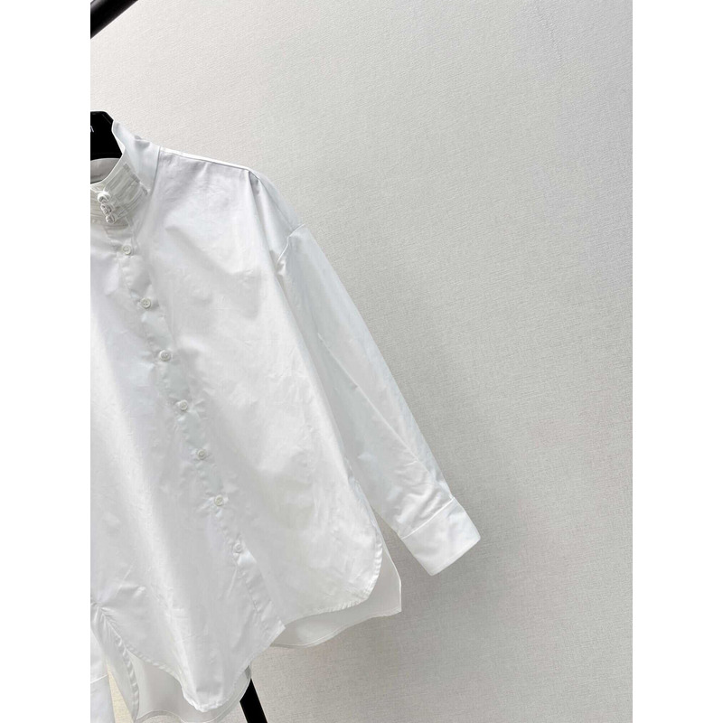 F**di long sleeves blouse white