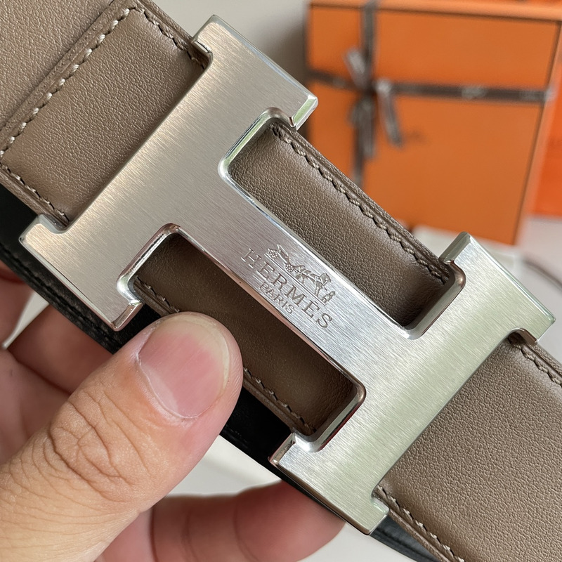 H**mes epsom 38mm constance h belt brown