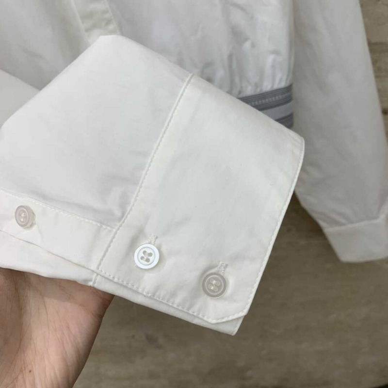 Loewe Cropped Shirt In Cotton White