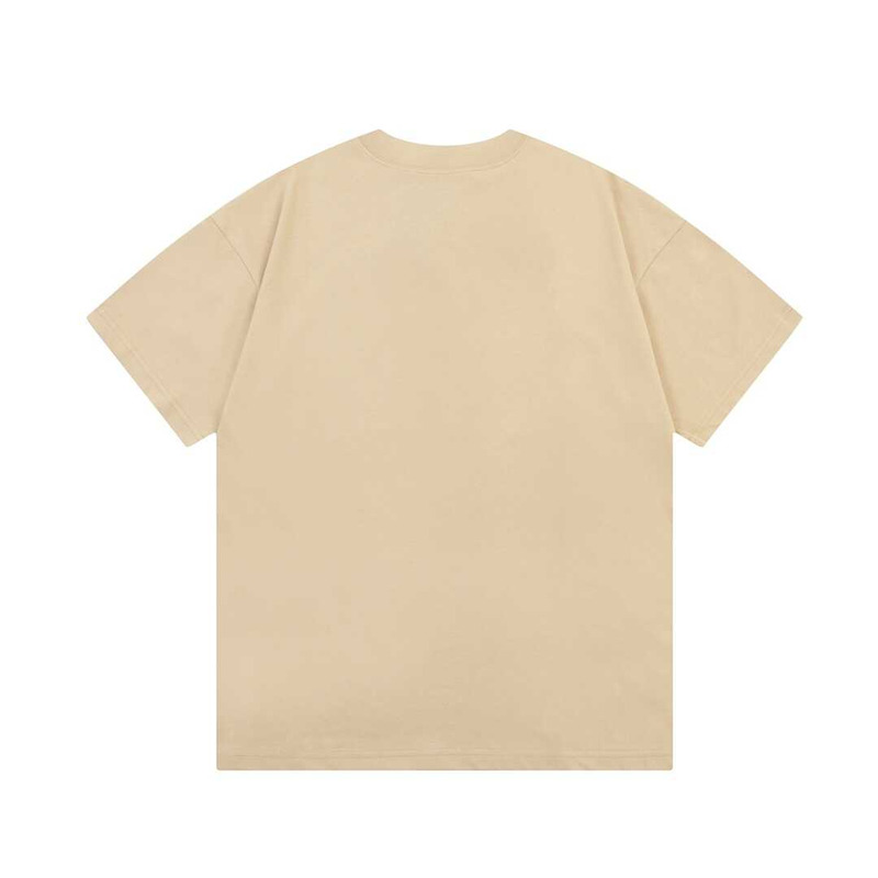 Pra*a embossed logo t-shirt beige