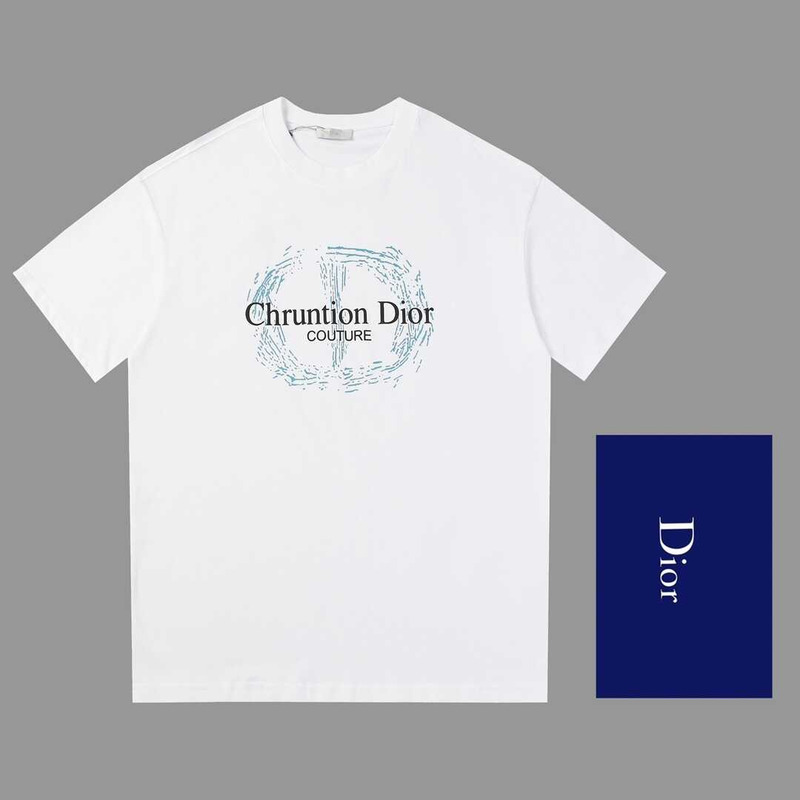 D*or cotton printed t-shirt white