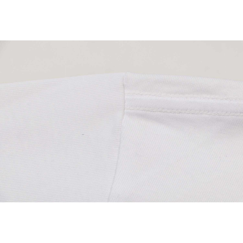 Pra*a cotton printed t-shirt white