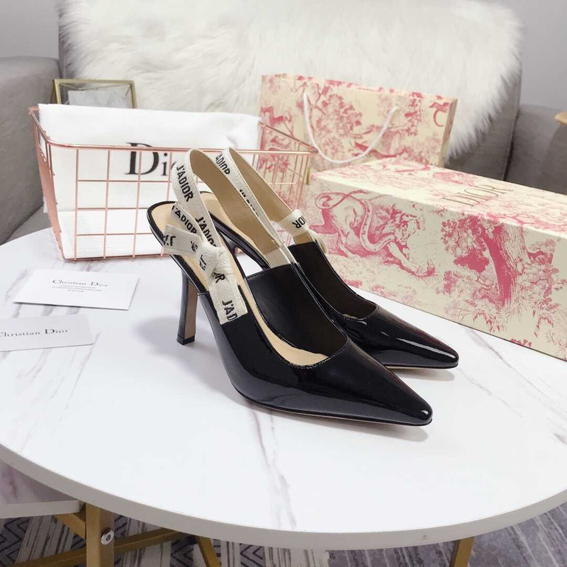 D*or patent ribbon j\''aD*or slingback heels