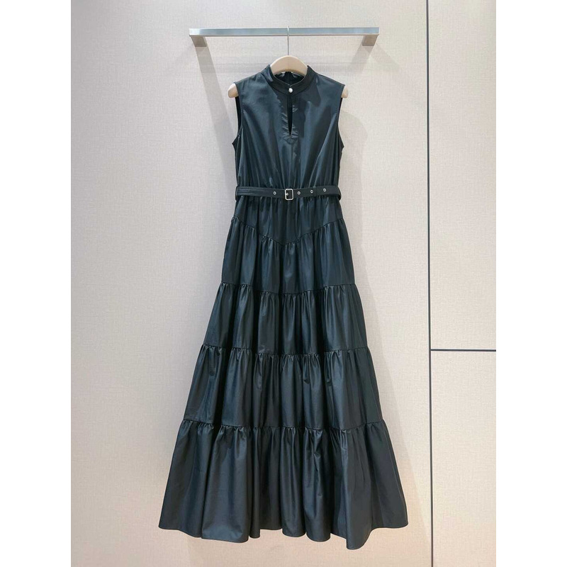 D*or mid-length dress black sleeveless