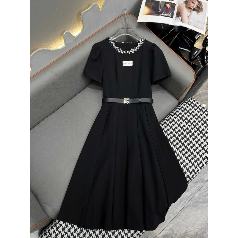 Miu Miu Mid-length Dress Black