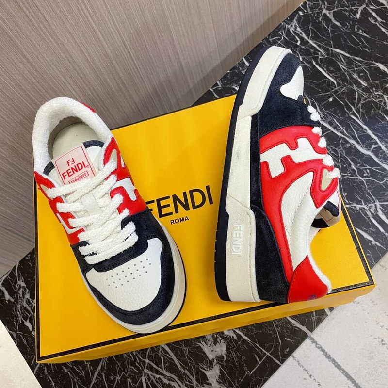 F**di match low top sneakers multi color