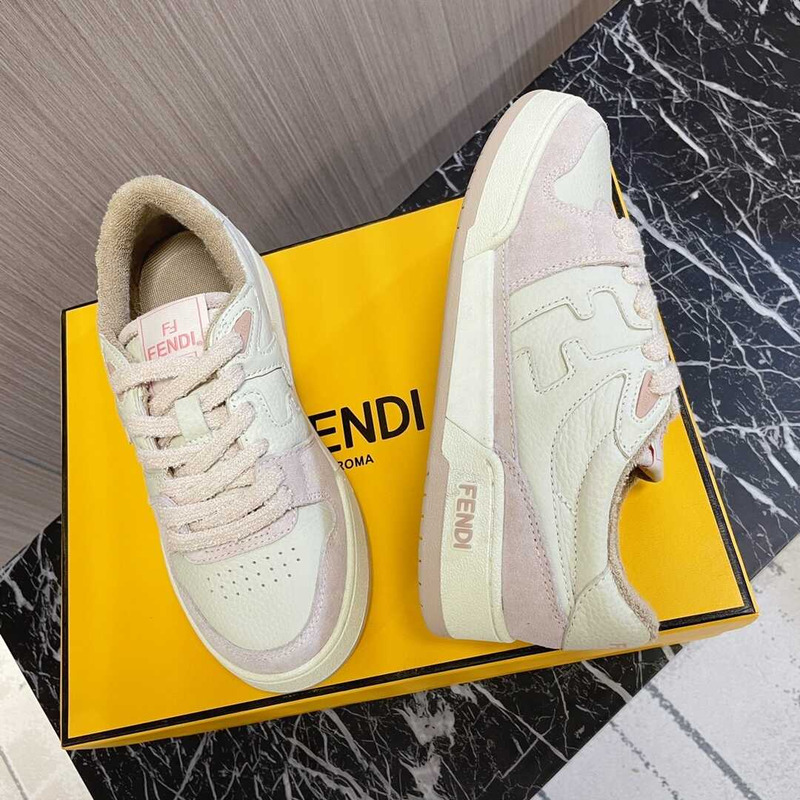 F**di match low top sneakers light pink