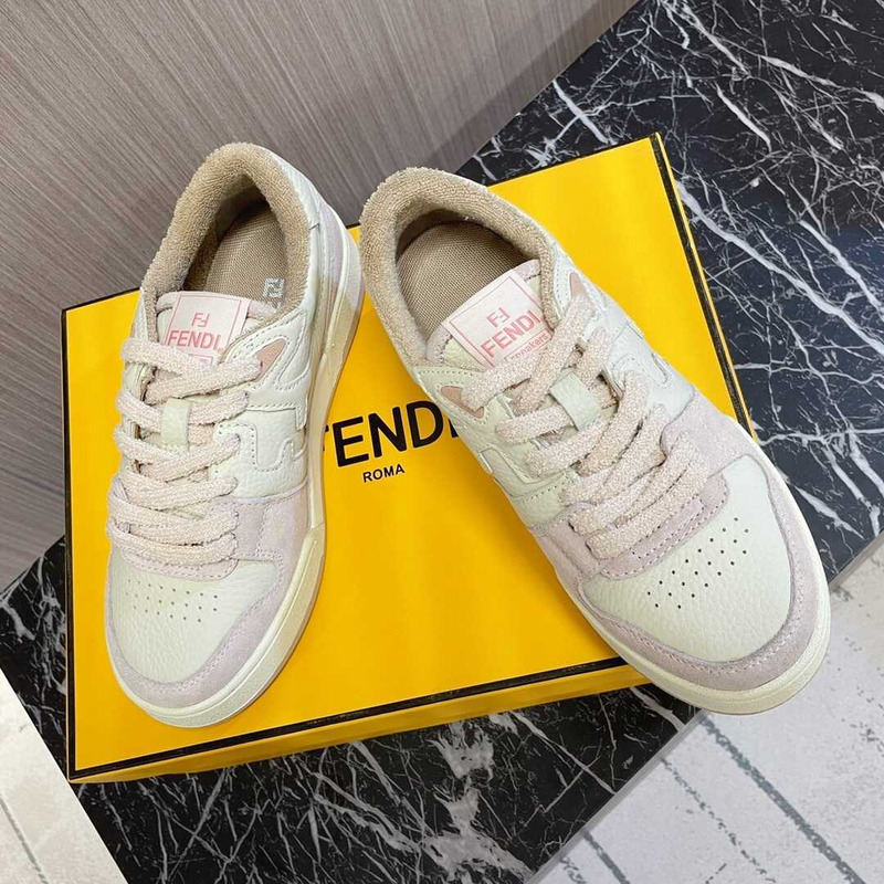 F**di match low top sneakers light pink