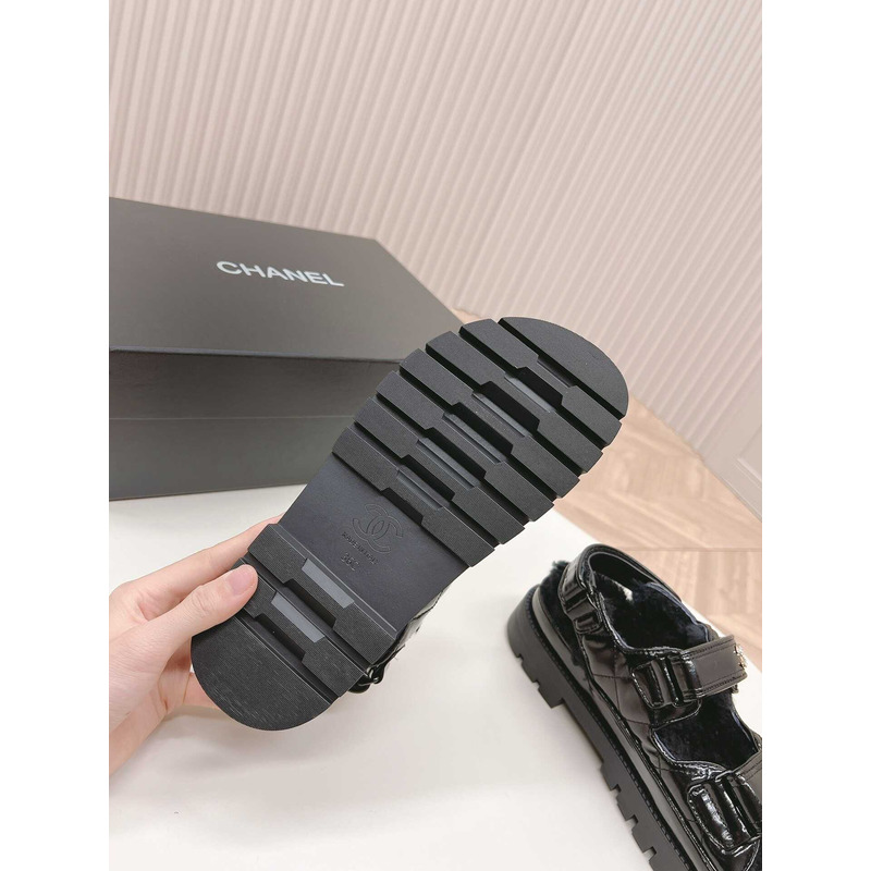 Ch*el platform sandals black