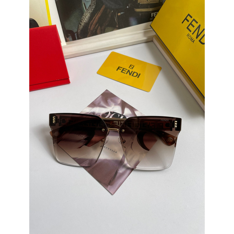 F**di frameless square sunglasses