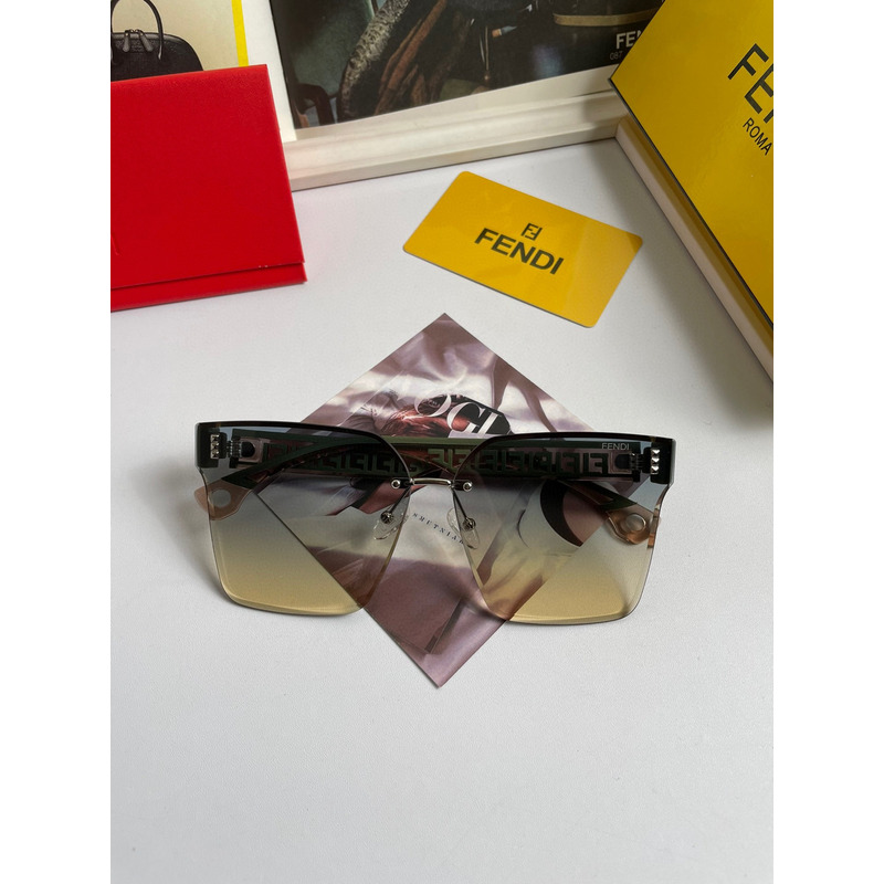 F**di frameless square sunglasses