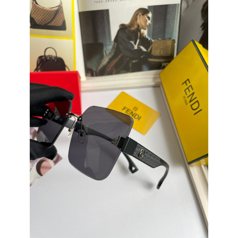 F**di frameless square sunglasses