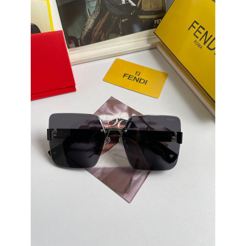 F**di frameless square sunglasses