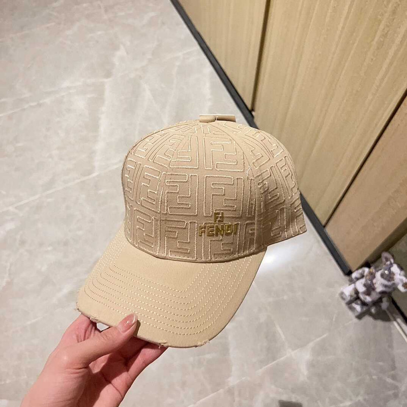 F**di fs F**di fashion show baseball cap yellow