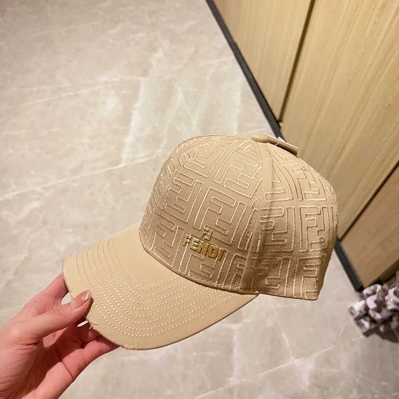 F**di fs F**di fashion show baseball cap yellow