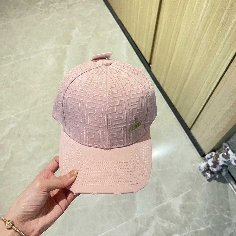 F**di fs F**di fashion show baseball cap pink