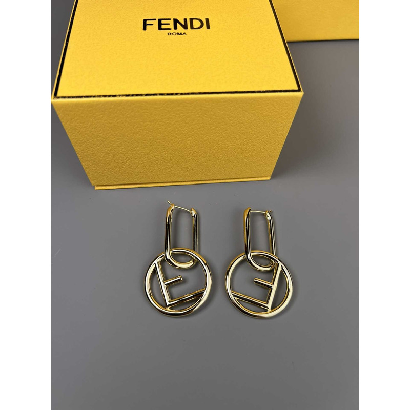 F**di f is F**di earrings gold