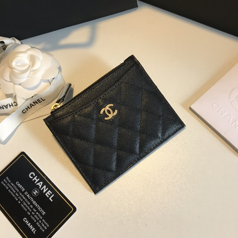 Ch*el card holder caviar black