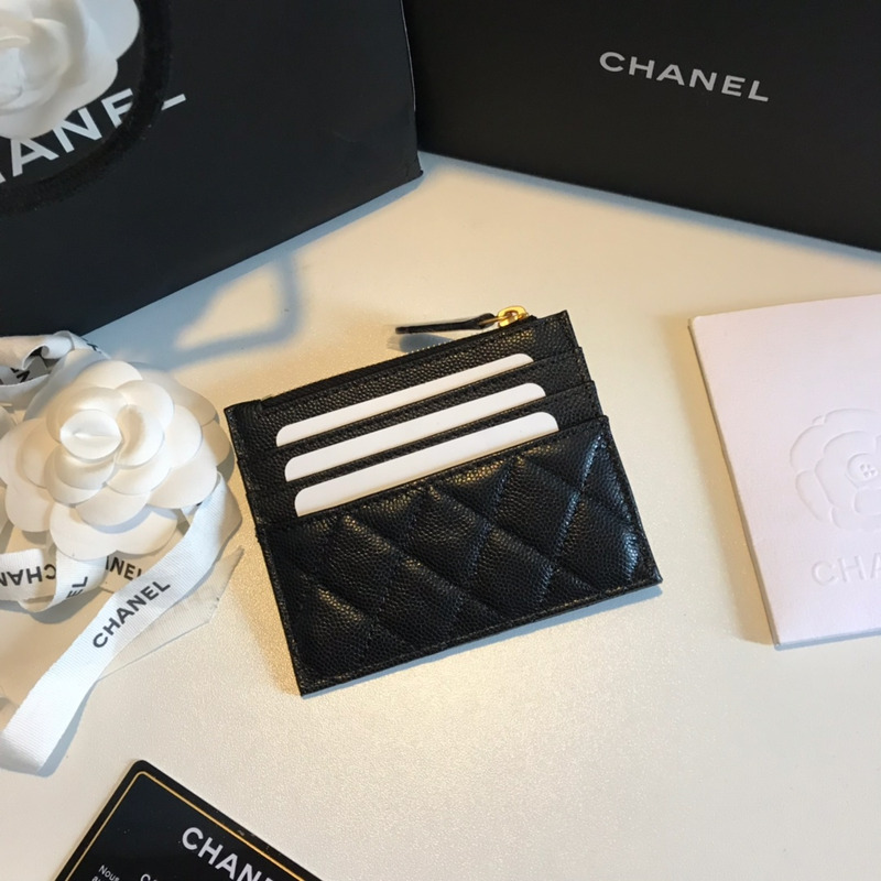 Ch*el card holder caviar black