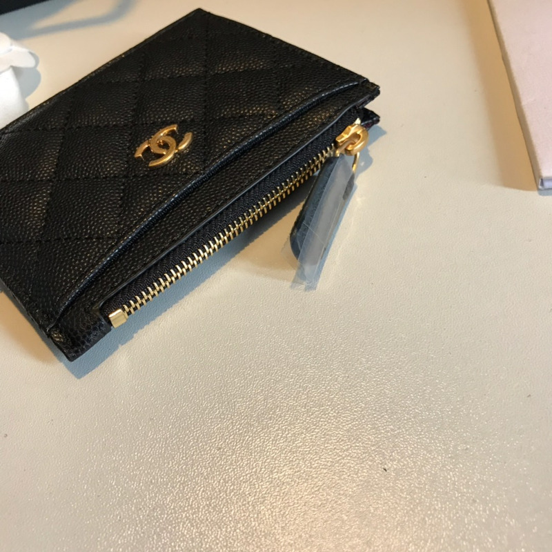 Ch*el card holder caviar black