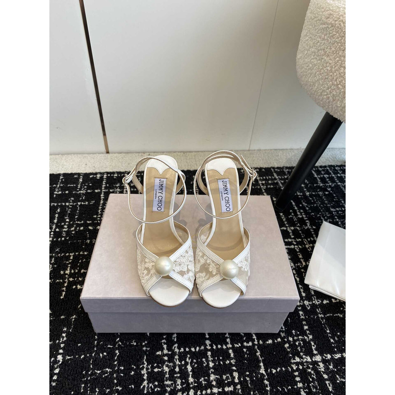 Jimmy Choo Sacora 85 Heels Ivory