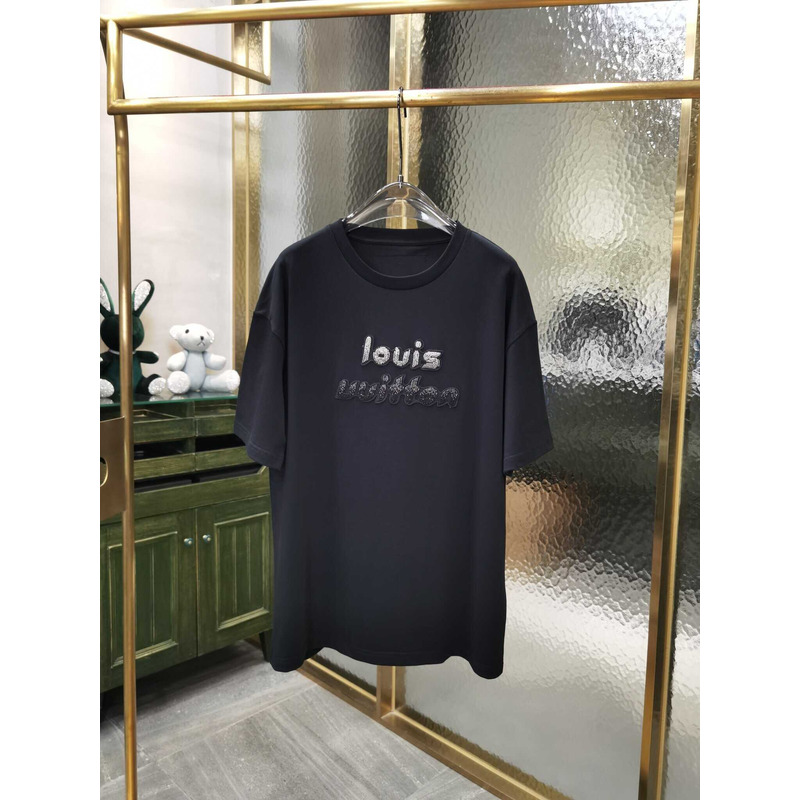 l**is V*t*n cotton t-shirt black