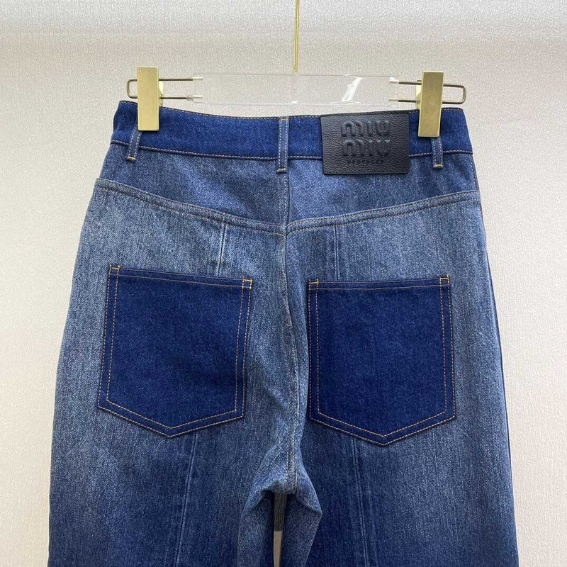 Miu Miu Five-pocket Denim Jeans Blue