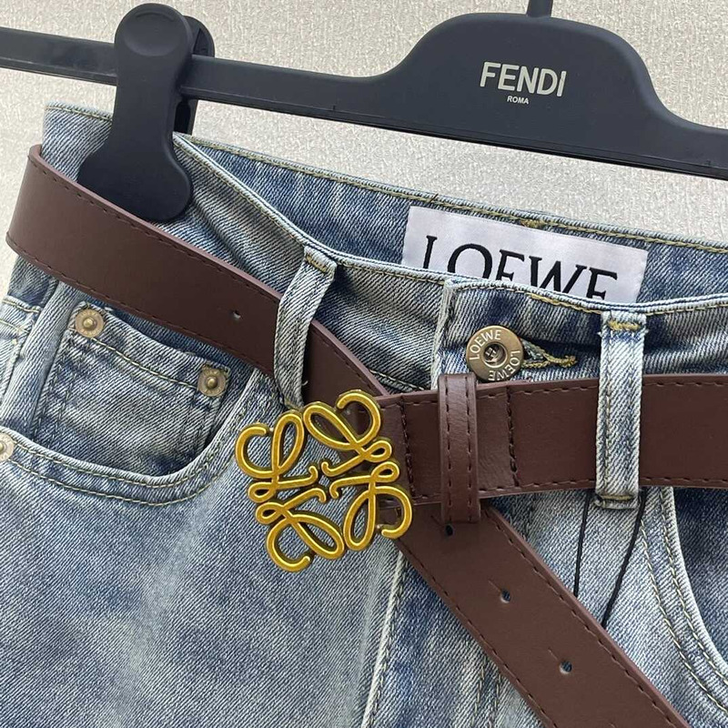 Loewe Bootlet Jeans In Denim Blue